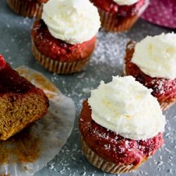 Raspberry & Coconut Cupcake