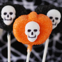 Marshmallow Pumpkin Pops