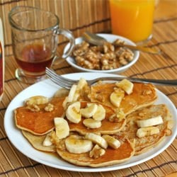 Buttermilk Oatmeal Pancakes