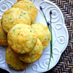 Cheddar and Chive Corn Muffins
