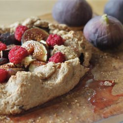 Fig and Raspberry Galette