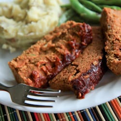 Two Bean Meatless Meatloaf