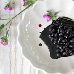 Bourbon Blueberry Sauce