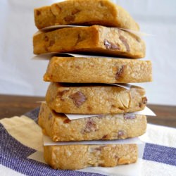 Chocolate Chip Espresso Shortbread