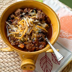 Turkey and Hot Sausage Chili