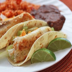 Honey-Lime Tilapia Fish Tacos
