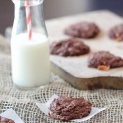 Snickers Chunk Cookies
