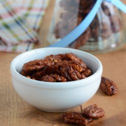 Sweet & Spicy Roasted Pecans
