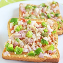 Bread Pizza | Easy Snack Idea