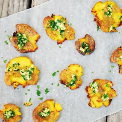 Garlic Smashed Potatoes