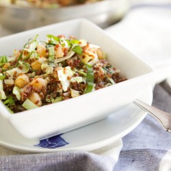 Quinoa, Cabbage & Beans