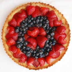 White Chocolate & Summer Berry Tart