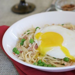 Spicy Pancetta with Peas