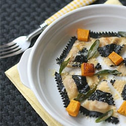 Ravioli with Pumpkin and Sage