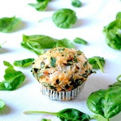 Spinach and Cheese Muffins