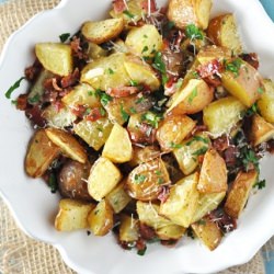 Potatoes w/ Bacon & Parmesan