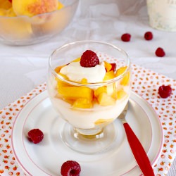 Peach & Mascarpone Cream