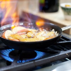Apples Flambé