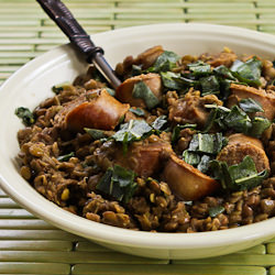 Sausage & Lentils w/ Fried Sage