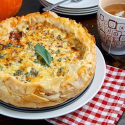 Roasted Pumpkin Quiche