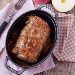 Roast Pork Loin with Apples