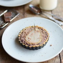 Chocolate Pear Tartlets