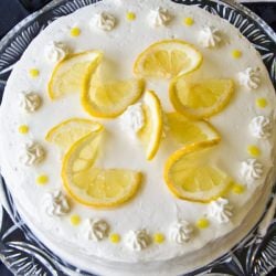 Lemon Cake with Lemon Filling