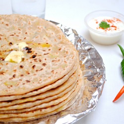 Potato Stuffed Flat Bread