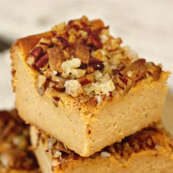 Pumpkin Cheesecake w/ Ginger