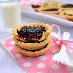 Beetroot Halwa Tarts