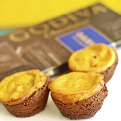 Kabocha Pumpkin Brownie Bites