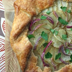 Simple Rustic Potato Tart
