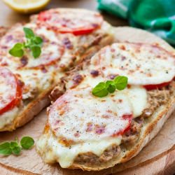 Tuna and Mozzarella Sandwich