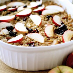 Baked Apple Spice Oatmeal