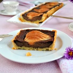 Pear Chocolate Tart