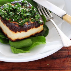 Tofu Steaks with Chimichurri