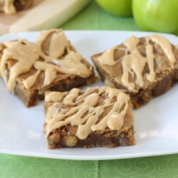 Peanut Butter Apple Bars