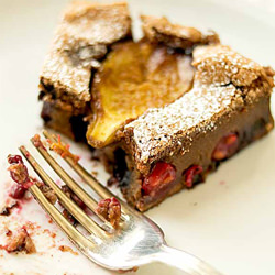 Chocolate Clafoutis w/ Figs