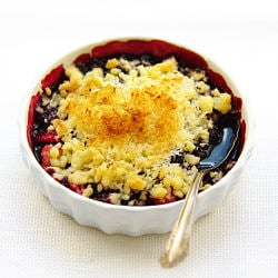 Apple & Blueberry Crumble