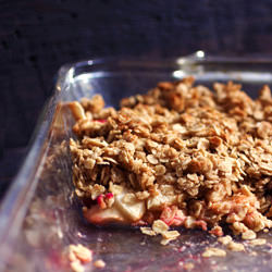 Apple Cranberry Crumble