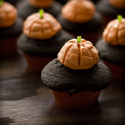 Pumpkin Chocolate Cupcakes