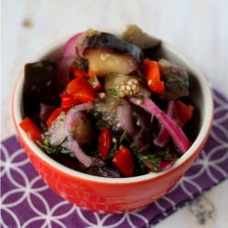 Marinated Eggplant Salad