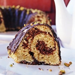 Pistachio & Chocolate Bundt Cake
