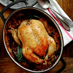Chicken with Rice and Mushrooms