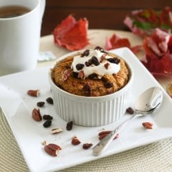 Pumpkin Pie Oatmeal Bake