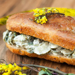 Roasted Cucumber Sandwiches