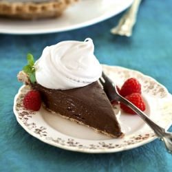 Chocolate Greek Silk Pie