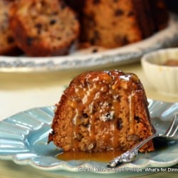 Caramel Apple Nut Cake