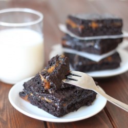 Whole Grain Choc. Caramel Brownies