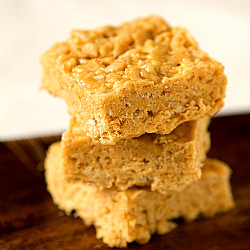 White Chocolate & PB Cereal Treats